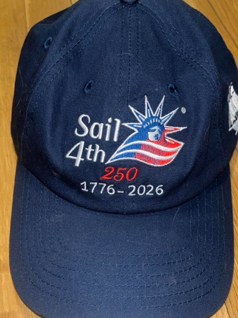 Navy Sail 4th USA 250th Anniversary Hat *BRAND NEW*